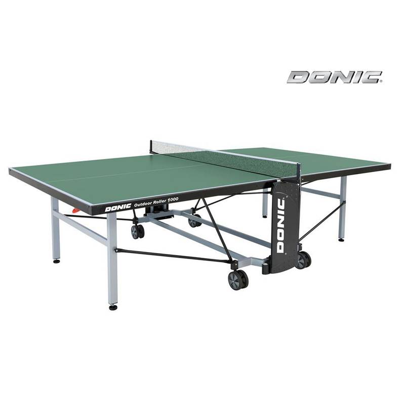Всепогодный теннисный стол Donic Outdoor Roller 1000 зеленый (230291-G)