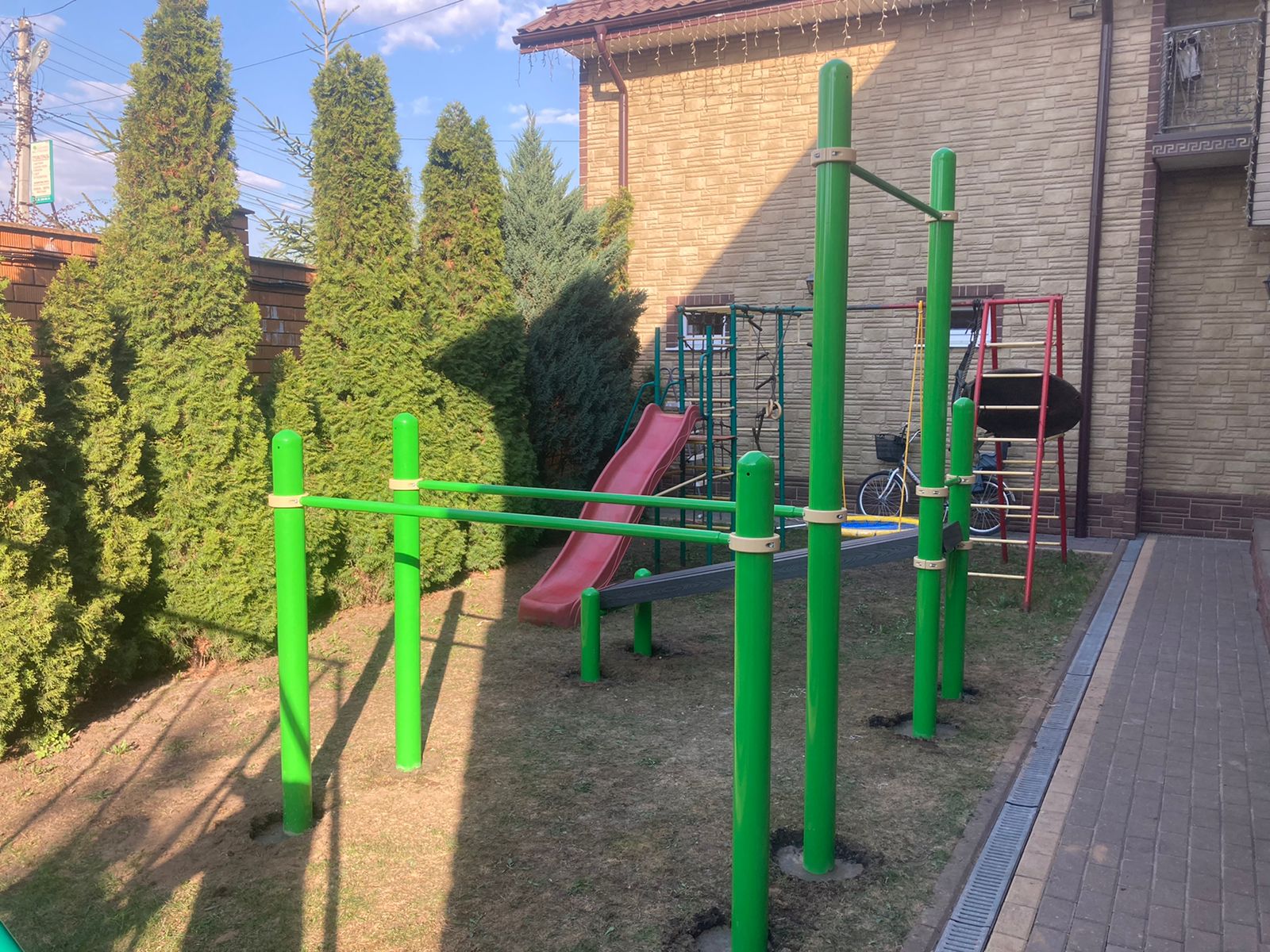 Турник, брусья, скамья для пресса YSK45