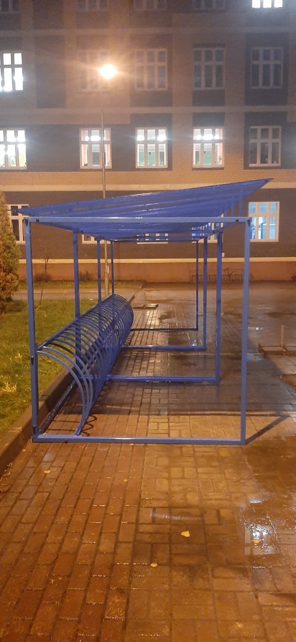 Модульная велопарковка с навесом Stolz веломест (VP26)