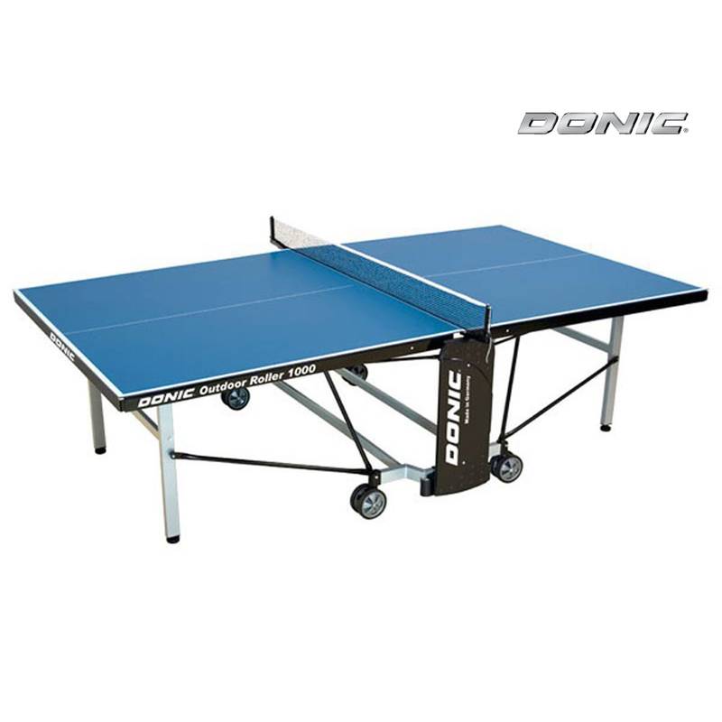 Всепогодный теннисный стол Donic Outdoor Roller 1000 синий (230291-B)