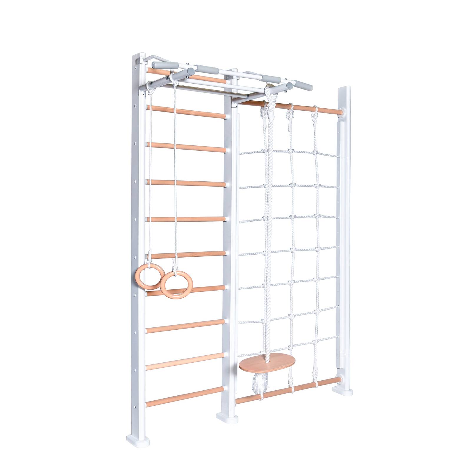 ДСК PERFETTO SPORT "Scala in legno con rete" bianco-naturale PS-125