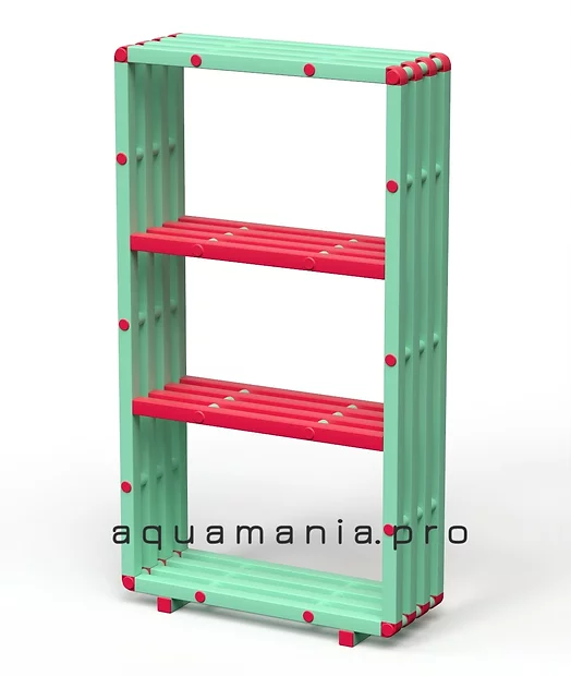 Стеллаж (вариант 13) 1000х345х1850 мм