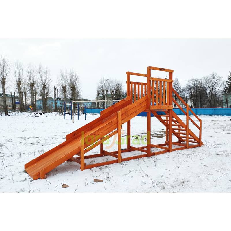 Зимняя горка IgraGrad SnowFox Start, скат 4 м