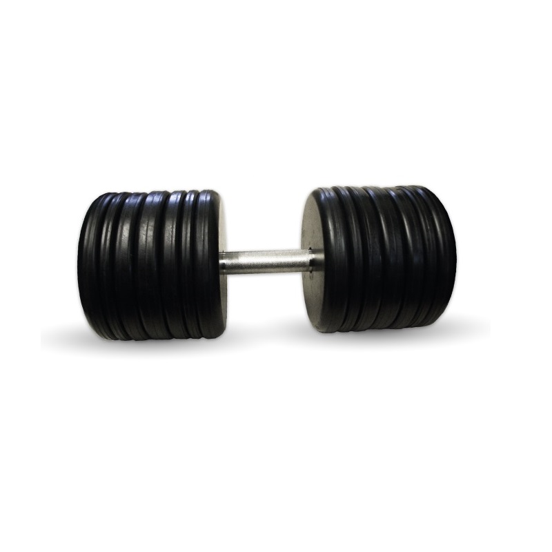 Гантель Barbell 59 кг неразборная классик с вращающейся ручкой хром