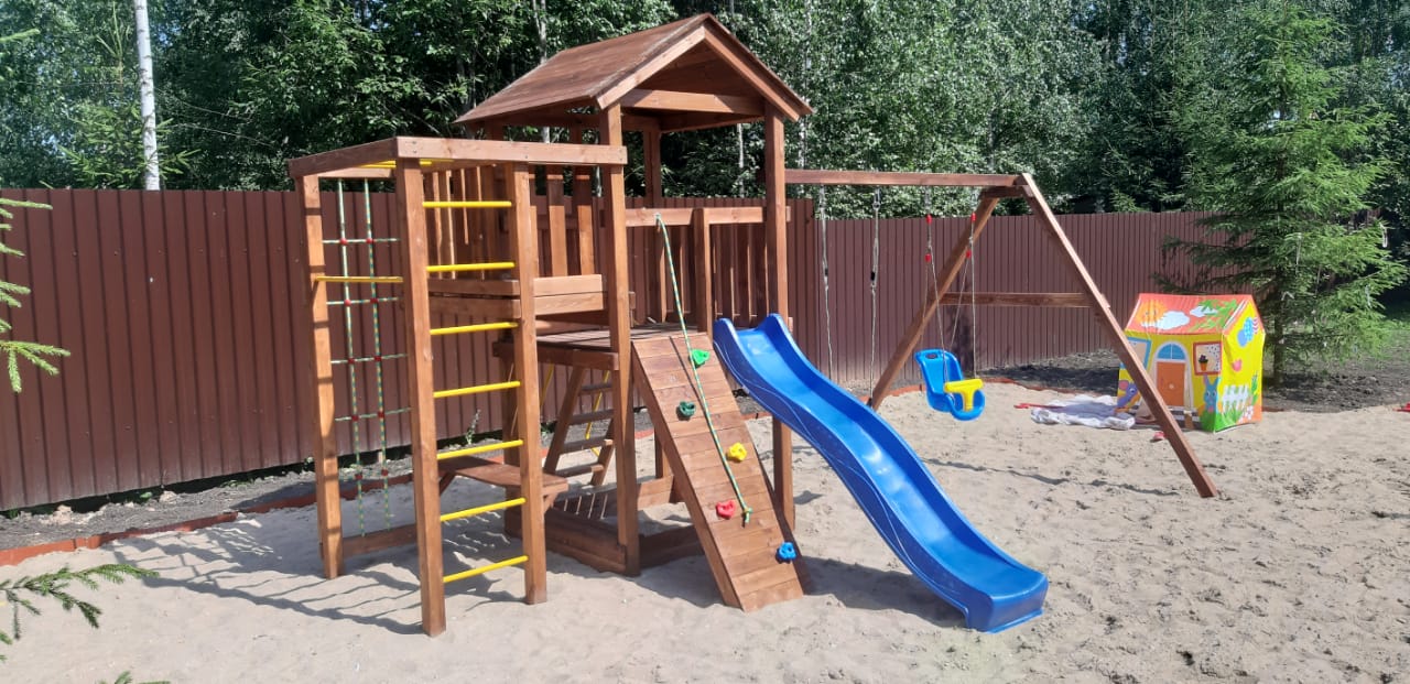 Детская игровая площадка Лео с гнездом (без покрытия)