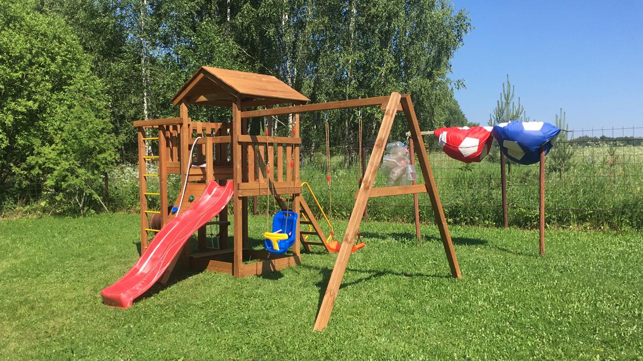 Детская игровая площадка Лео с гнездом (без покрытия)