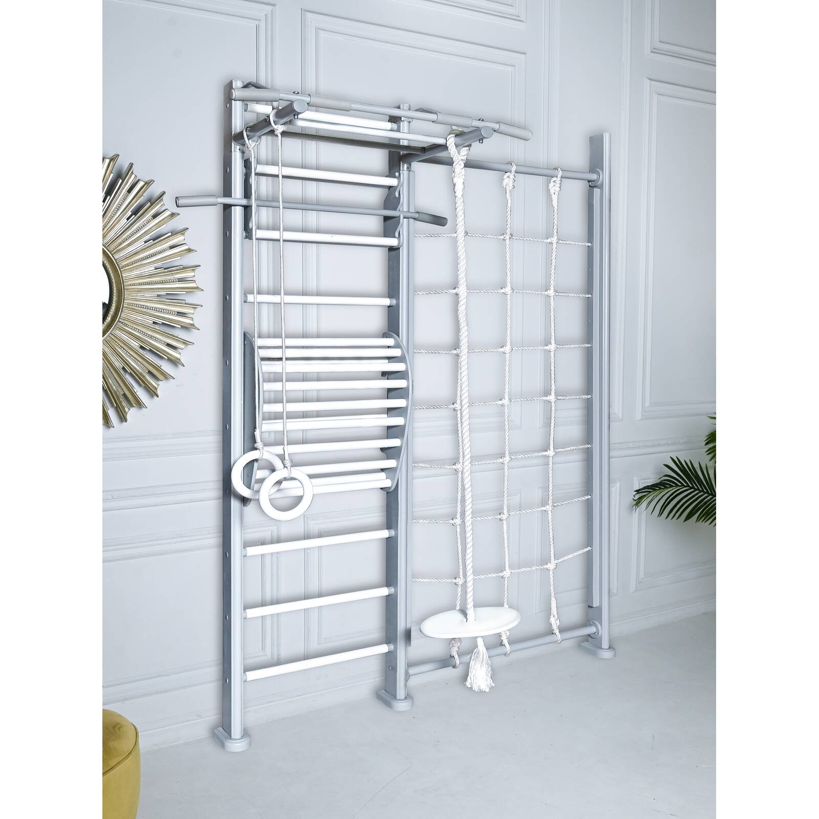 ДСК PERFETTO SPORT "Scala in legno con rete 1"grigio PS-127
