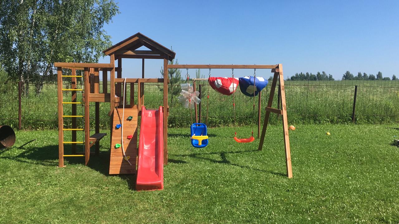 Детская игровая площадка Лео с гнездом (без покрытия)