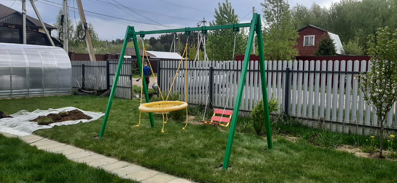 Качели АК двойные гнездо baby - grad 100 см K60LG-BG100