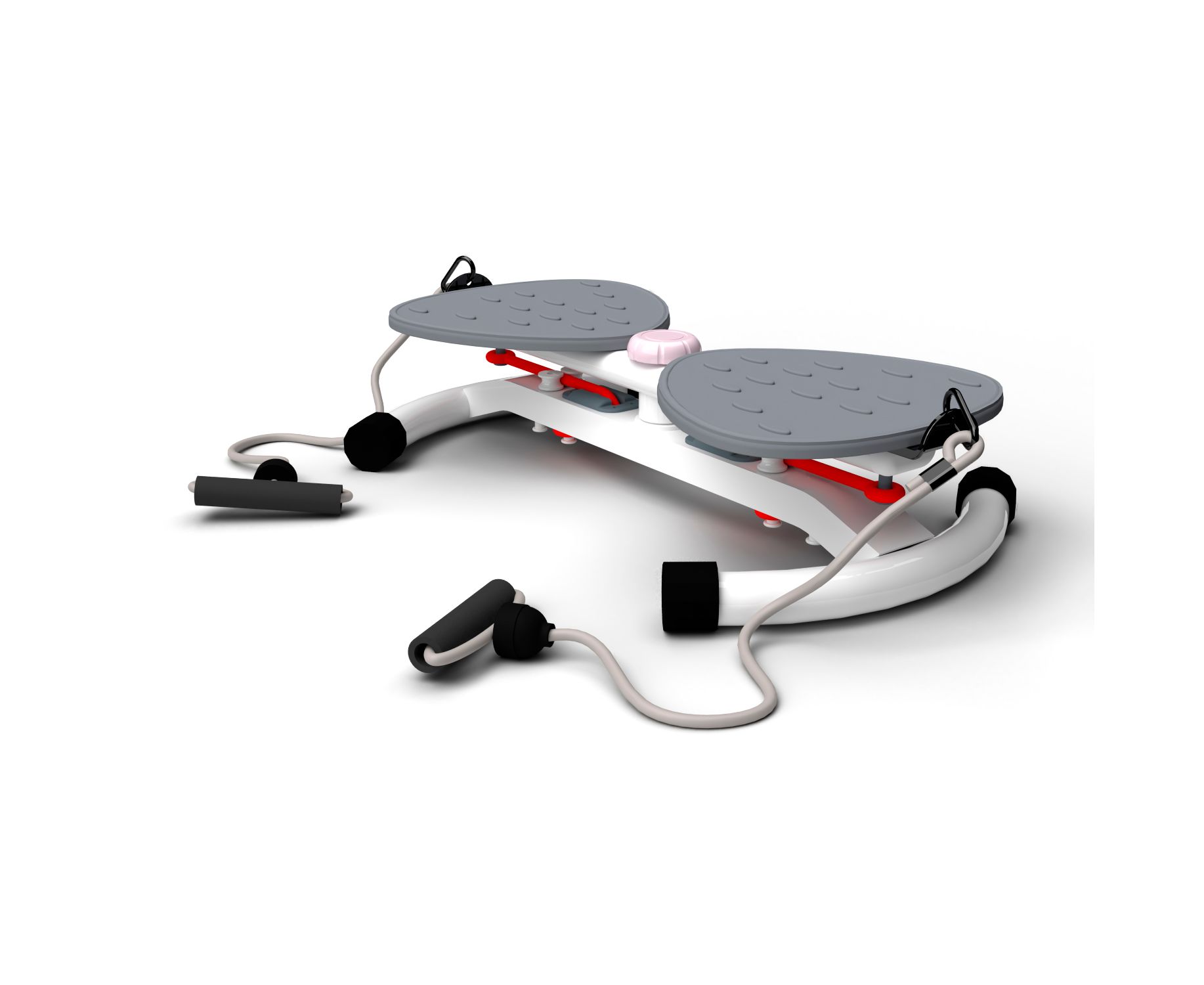 Фитнес платформа DFC "Twister Bow" с эспандерами Серый TW-S108GR