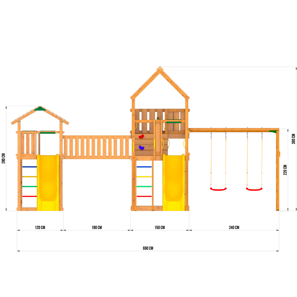 Детская игровая площадка Jungle Gym JВ4 "Кайлас"