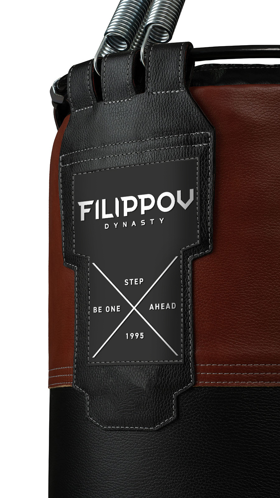Боксерский мешок onePRO FILIPPOV КОЖА 110*40 см 43-45 кг коричневый