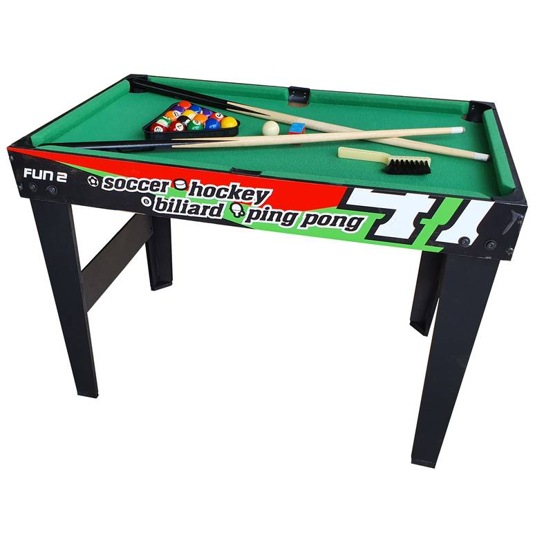 Игровой стол бильярд / хоккей / соккер / настольный теннис DFC FUN2 4 в 1 трансформер SB-GT-10