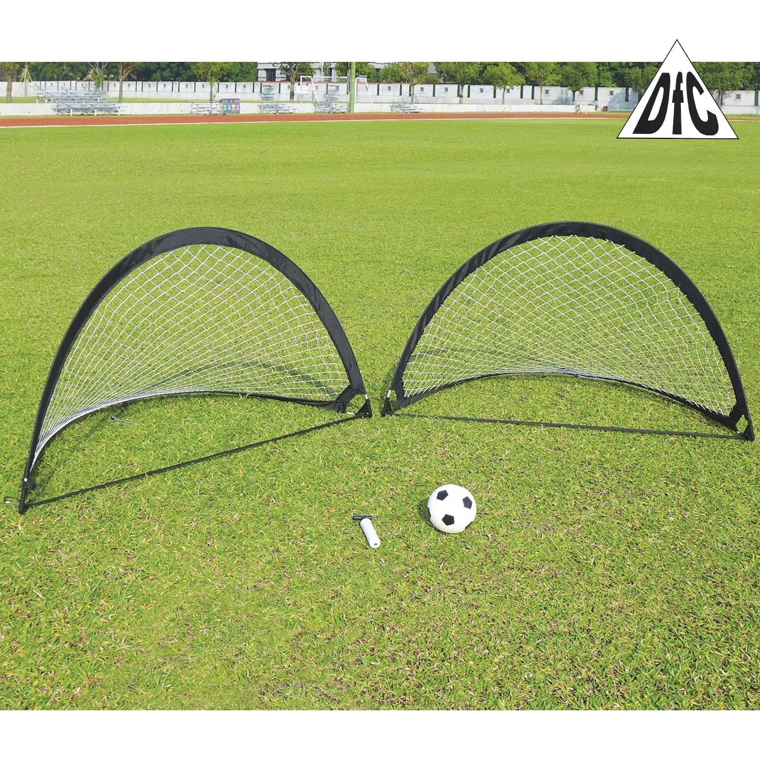 Ворота игровые DFC Foldable Soccer черные GOAL6219A