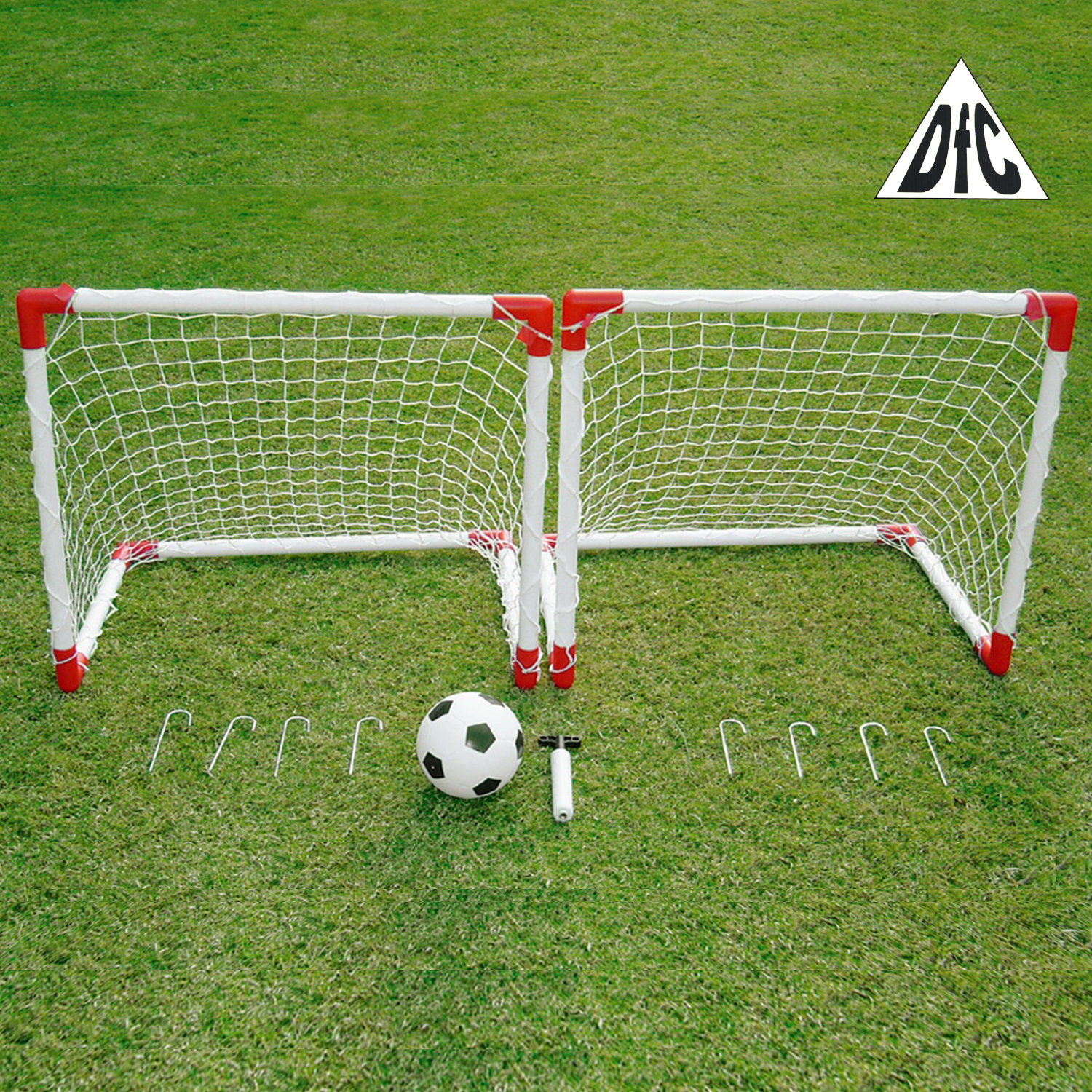 Ворота игровые DFC 2 Mini Soccer Set GOAL219A (76,5 х 52,5 х 66,5 см)