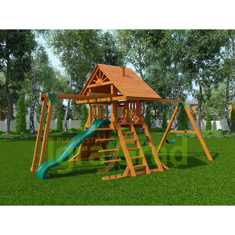 Детская площадка IgraGrad Крепость Фани с рукоходом (Дерево)