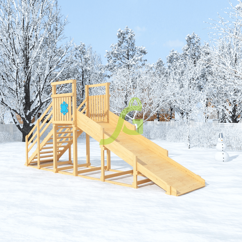 Зимняя горка IgraGrad SnowFox Start (без покрытия), скат 4 м