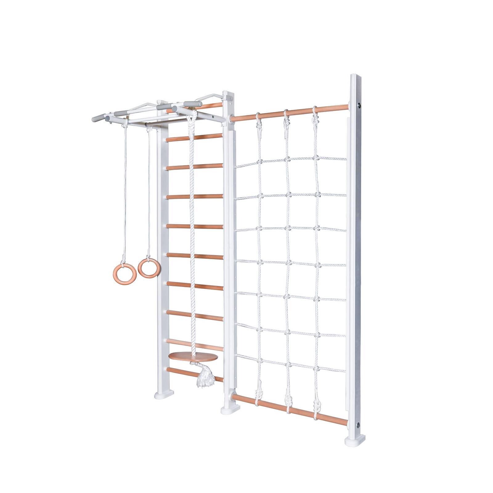 ДСК PERFETTO SPORT "Scala in legno con rete" bianco-naturale PS-125