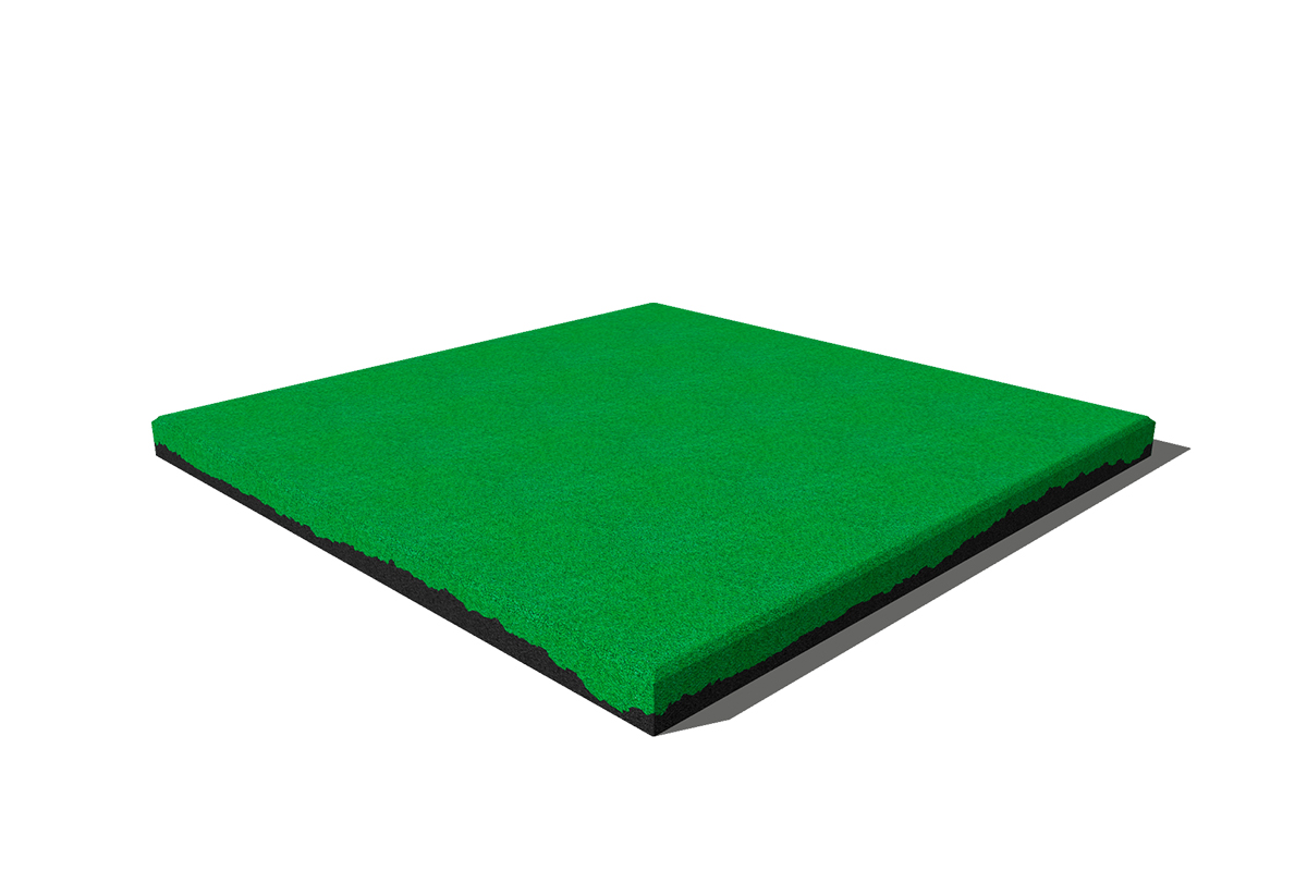 Резиновая плитка Premium 500х500x40 мм