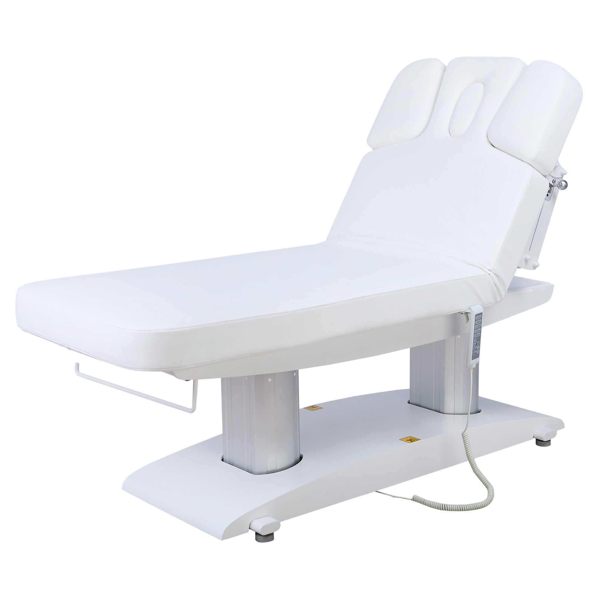 Массажный стол стационарный Mizomed MZ 2259H с электроприводом и подогревом (белый)