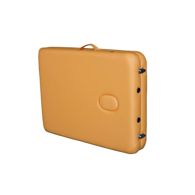 Массажный стол DFC NIRVANA, Elegant LUXE, 186х70х4 см, алюм. ножки, цвет горчичный (Mustard) TS2010_M