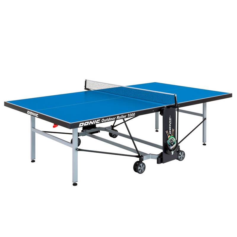 Всепогодный теннисный стол Donic Outdoor Roller 1000 синий (230291-B)