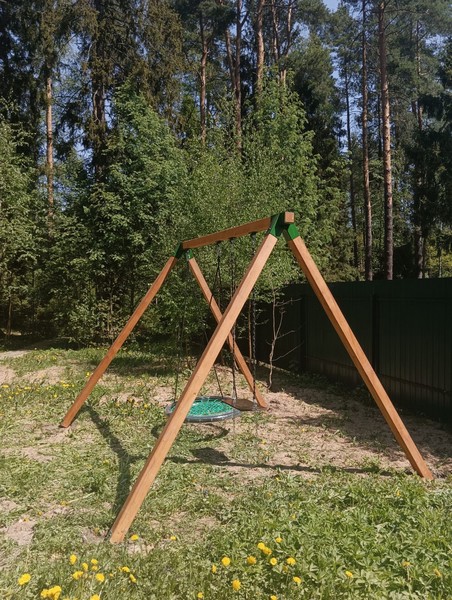 Качельная балка деревянная усиленная