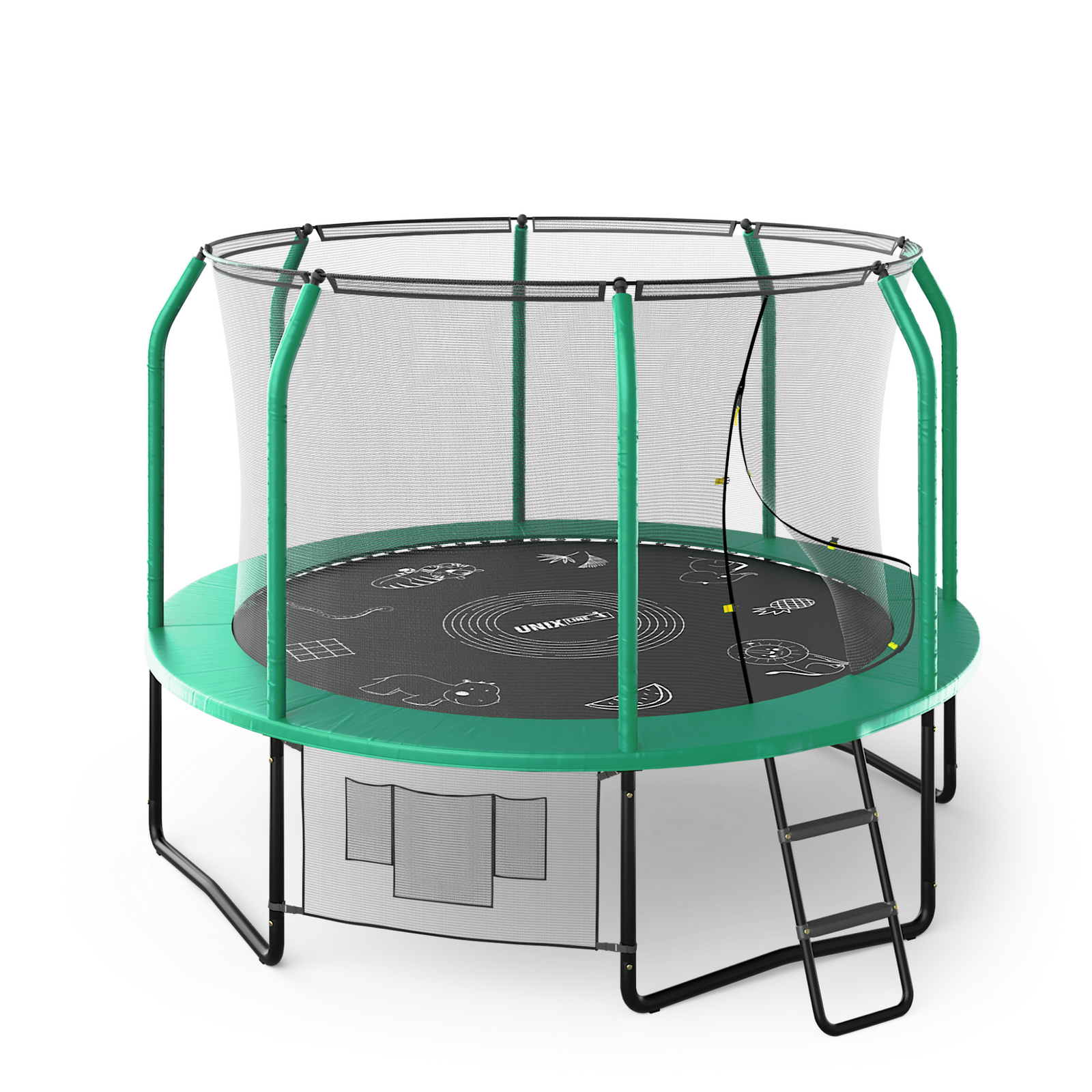 Батут UNIX line SUPREME GAME 10 ft (green)