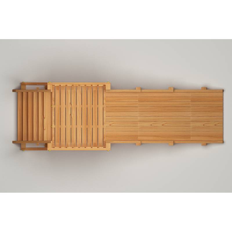 Зимняя деревянная игровая горка Савушка "Зима wood" - 1