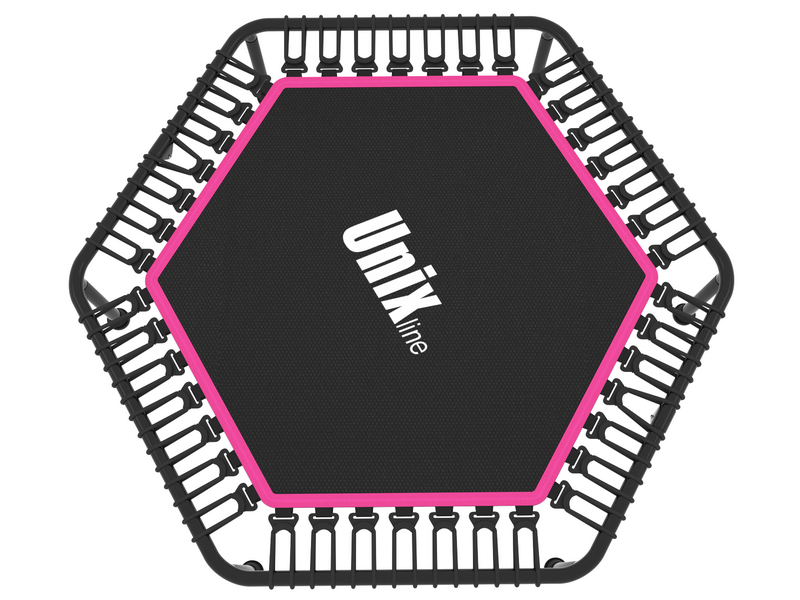 Батут UNIX Line FITNESS Lite Pink (130 cm)