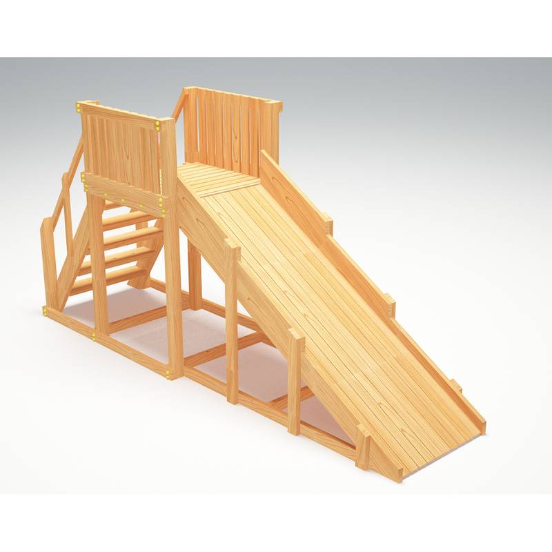 Зимняя деревянная игровая горка Савушка "Зима wood" - 2