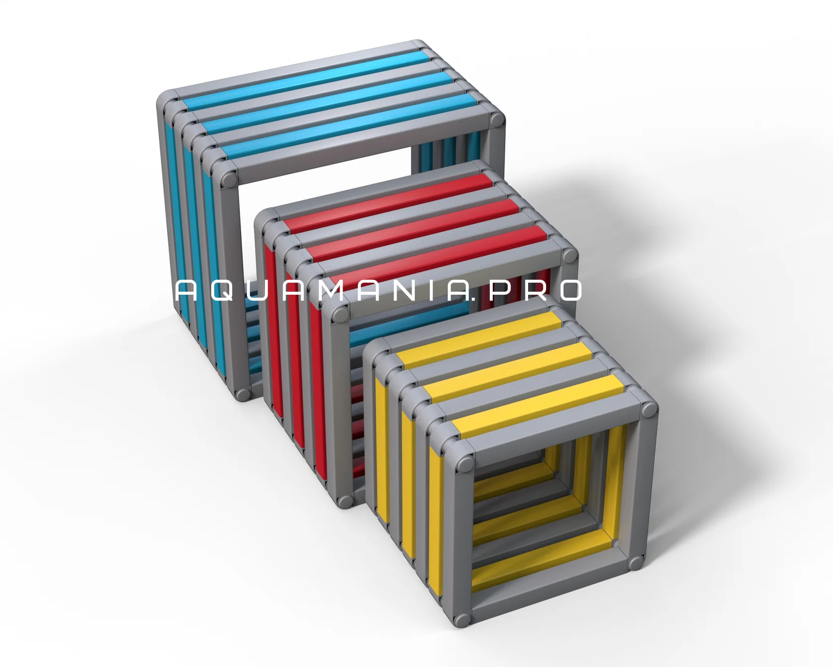 Подводная скамейка (вариант 2) 610х610х610 мм
