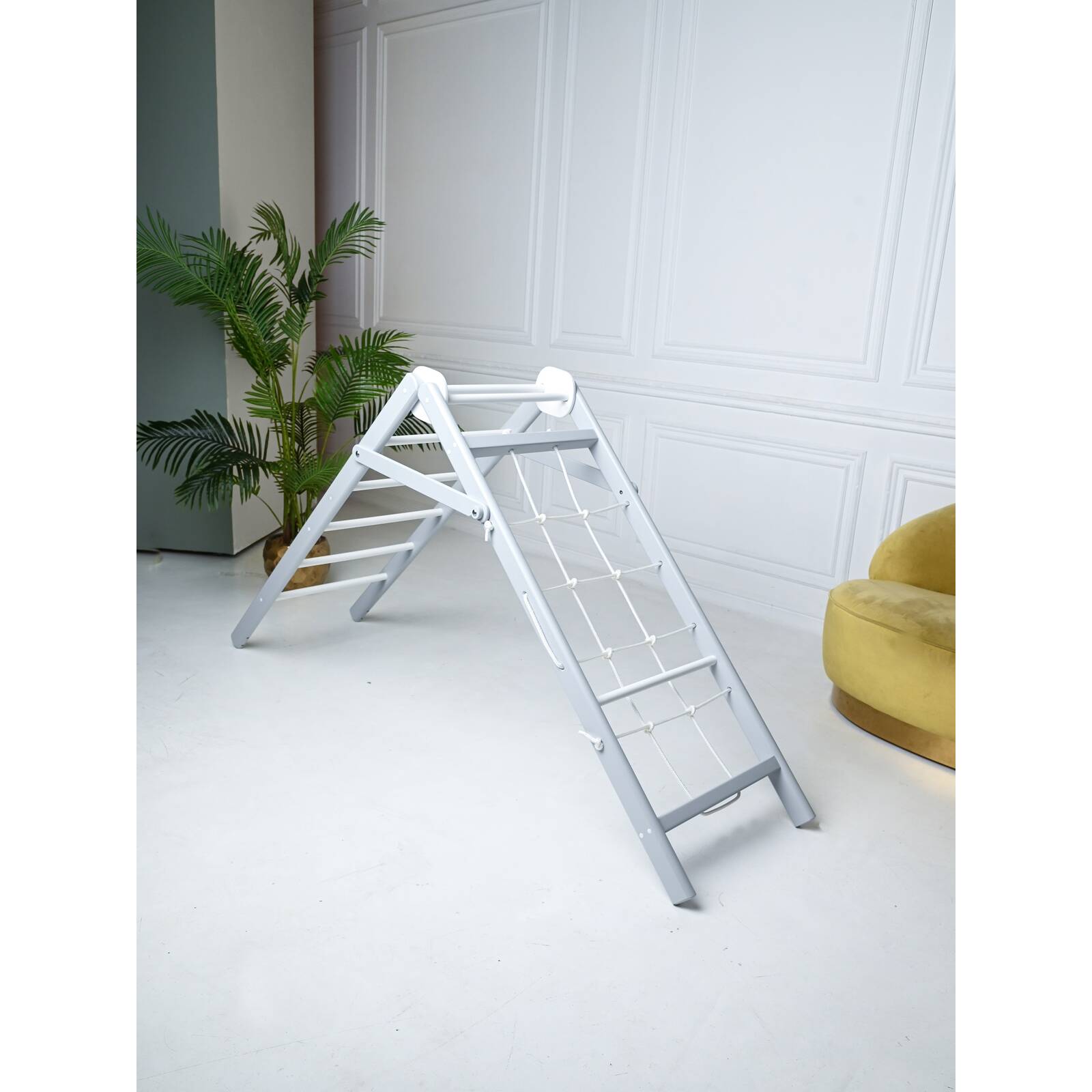 ДСК PERFETTO SPORT "Scala in legno con rete 2" grigio PS-130