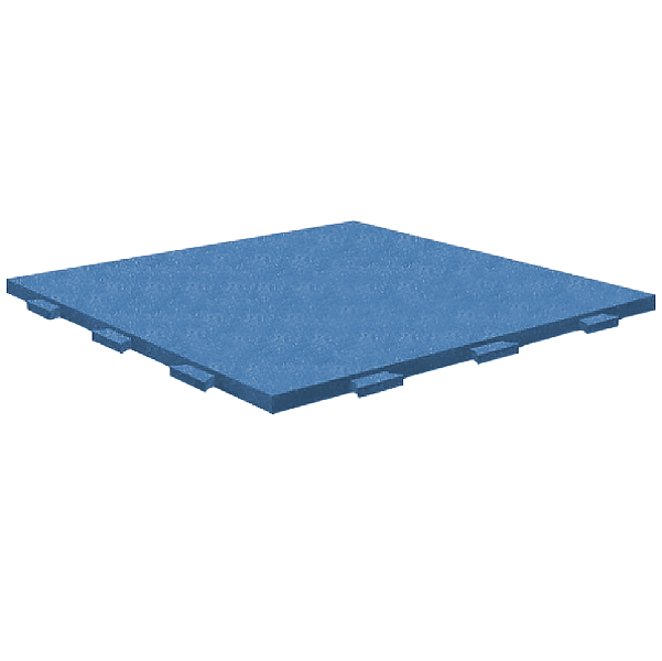 Резиновая плитка со скрытым крепежным замком Comfort 1000x1000x30 мм