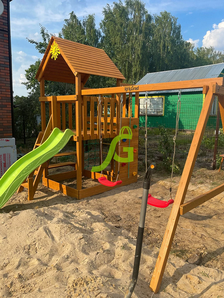 Детская площадка IgraGrad Крафт Pro 3 (скат 2,2)