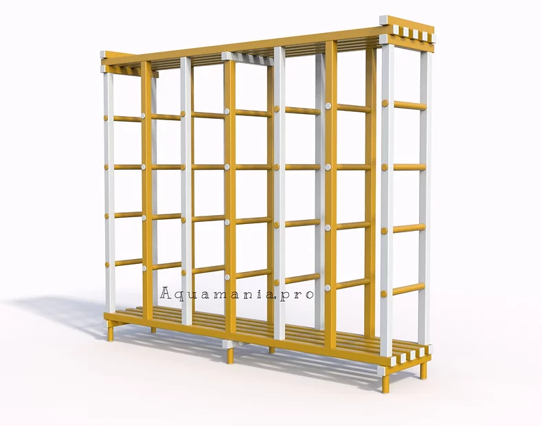 Стеллаж (вариант 3) 2000x600x2000 мм