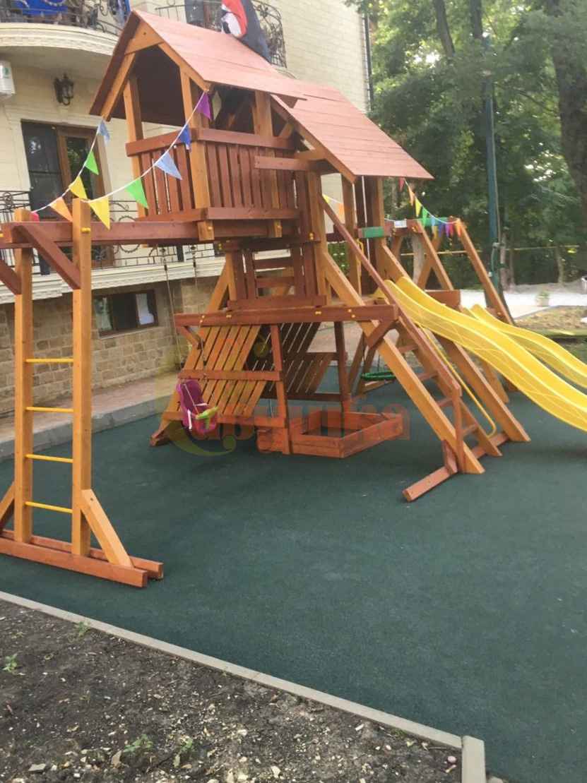 Детская деревянная игровая площадка Савушка Люкс 11