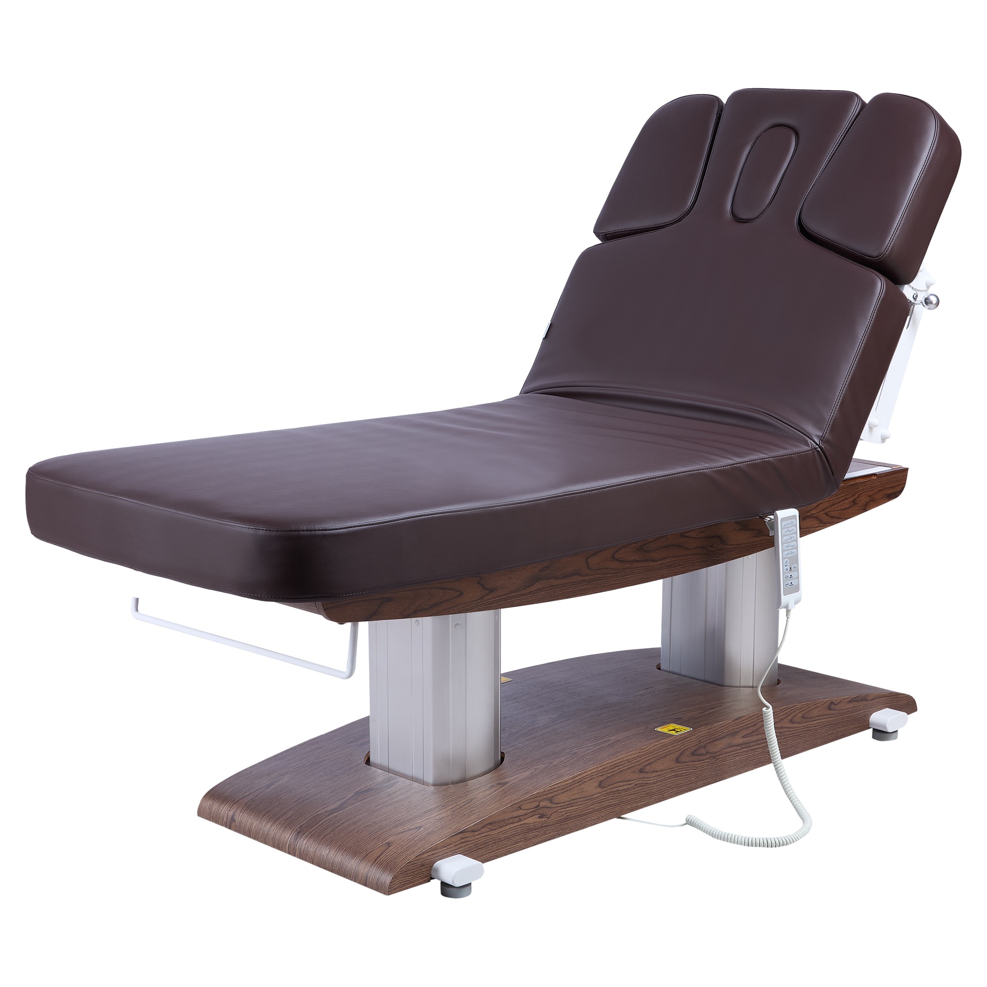 Массажный стол стационарный Mizomed MZ 2259H с электроприводом и подогревом (Коричневый)