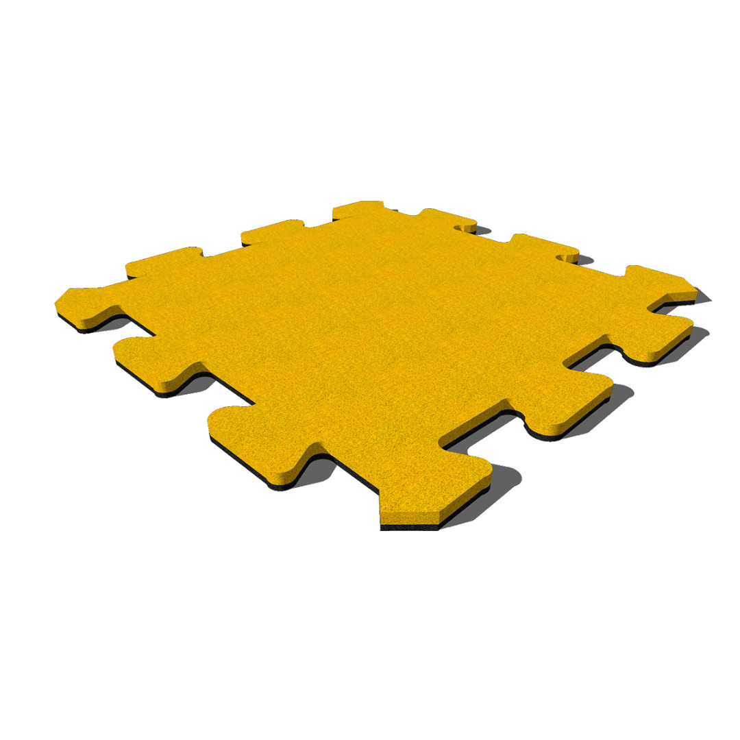 Резиновая плитка «Пазл» 500x500x20 мм
