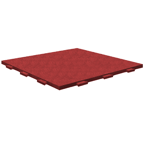 Резиновая плитка со скрытым крепежным замком Comfort 1000x1000x30 мм