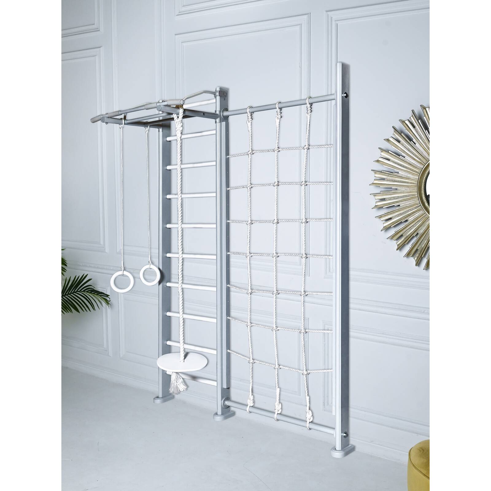 ДСК PERFETTO SPORT "Scala in legno con rete" grigio PS-124