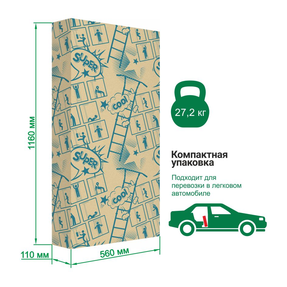 ДСКМ Romana Eco2.1 (02.21.8.14.500.08.01) белый