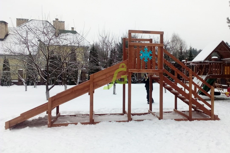 Зимняя горка IgraGrad SnowFox Start, скат 4 м