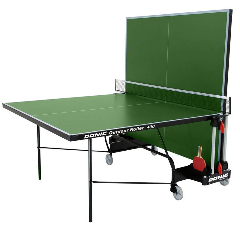 Всепогодный теннисный стол Donic Outdoor Roller 400 зеленый (230294-G)