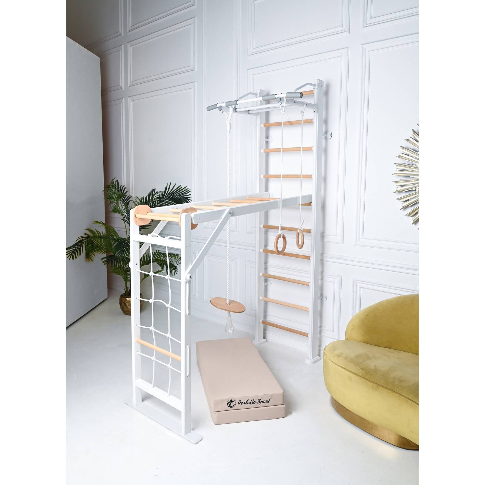ДСК PERFETTO SPORT "Scala in legno 2" bianco-naturale PS-118