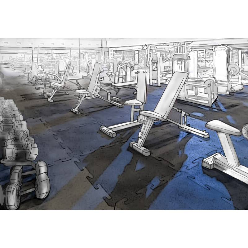 Rubblex Sport 1000x1000x30 мм
