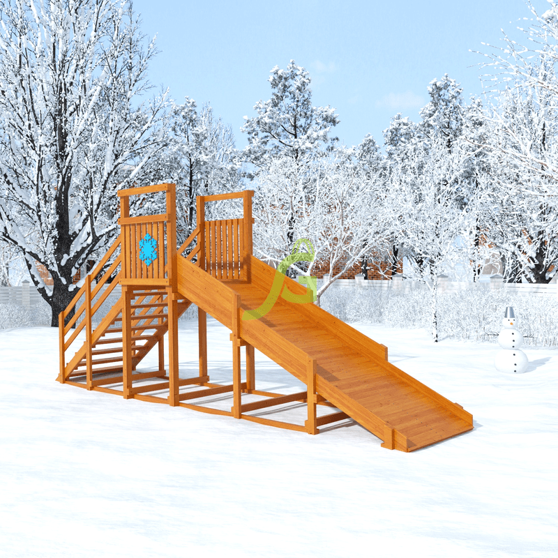 Зимняя горка IgraGrad SnowFox Start, скат 4 м