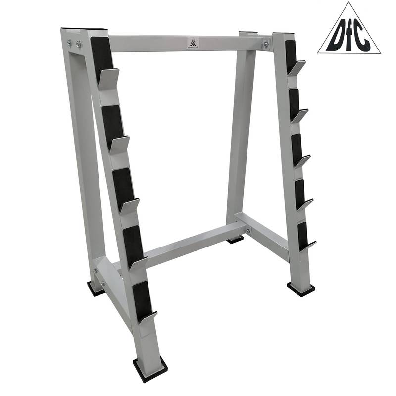 Стойка для хранения 5 грифов DFC Powergym RA769G серый