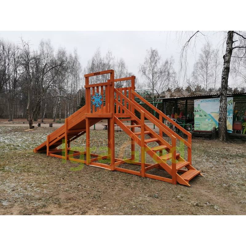 Зимняя горка IgraGrad SnowFox Start, скат 4 м
