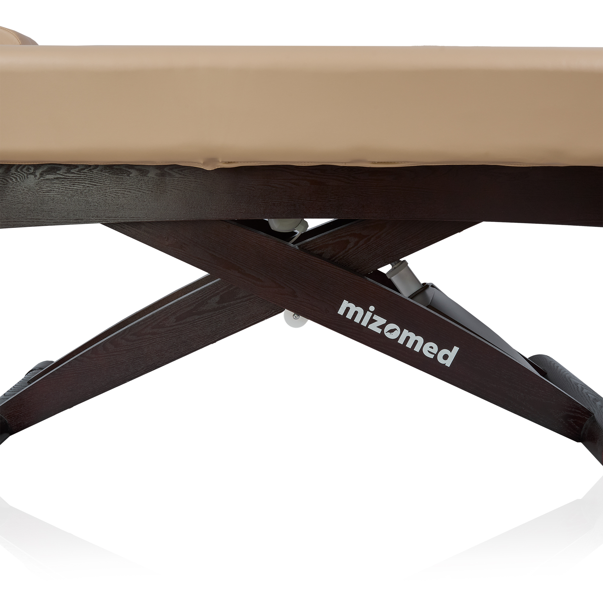 Массажный стол стационарный Mizomed Starlet Deluxe с электроприводом (Бежевый)